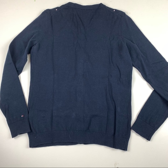 TOMMY Hilfiger Navy with Pink Polka Dots Cardigan - Picture 4 of 8